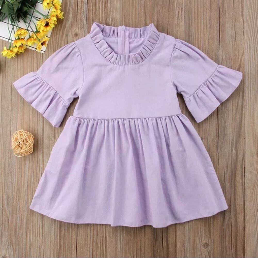 New Toddler girl dress lilac 2-3T
